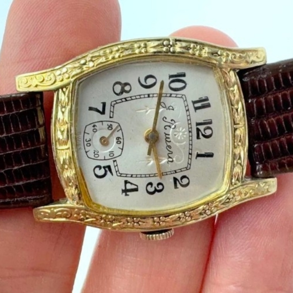 J Riveria Watch Gold Vintage - Picture 5 of 9